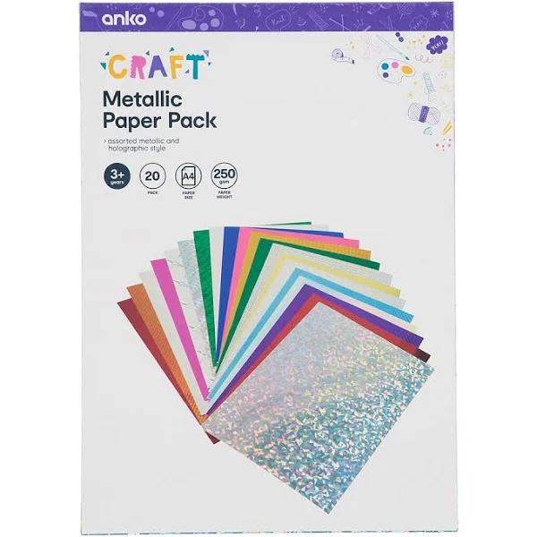 Kmart Metallic Paper Pack