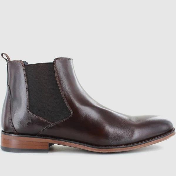 Noah Dark Brown - Mens Chelsea Boots - Wild Rhino Shoes 8 / Dark Brown