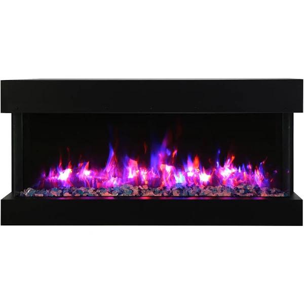 Remii 40 Inch Indoor 3 Sided Electric Fireplace 40-BAY-SLIM