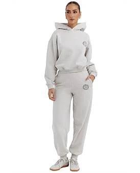 House of CB Muse Hooded Jumper in Cloud, Size S