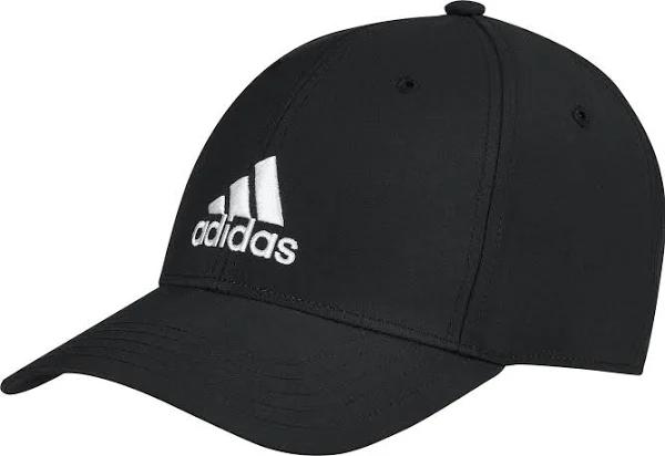 Adidas Lightweight Embroidered Baseball Cap - Black/White