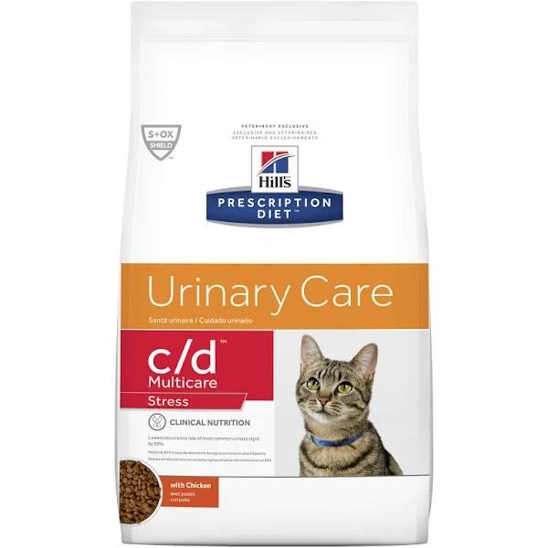Hill's Prescription Diet C/D Multicare Stress Urinary Care Dry Cat Food - 1.8kg