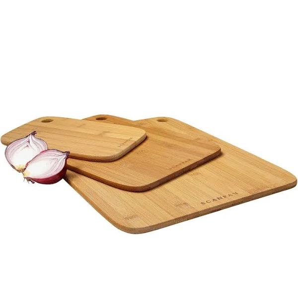 Scanpan 3 Piece Bamboo Cutting Board Set