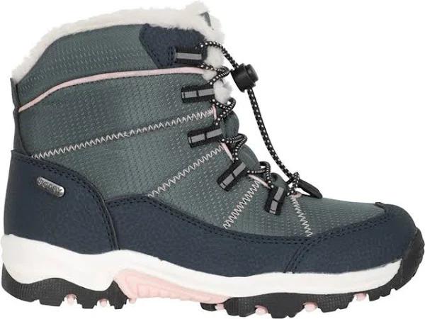 Mountain Warehouse Childrens/Kids Comet Waterproof Snow Boots Green 12 UK Child