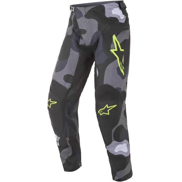 Alpinestars Racer Tactical MX Pants Grey-Camo-Yellow 30