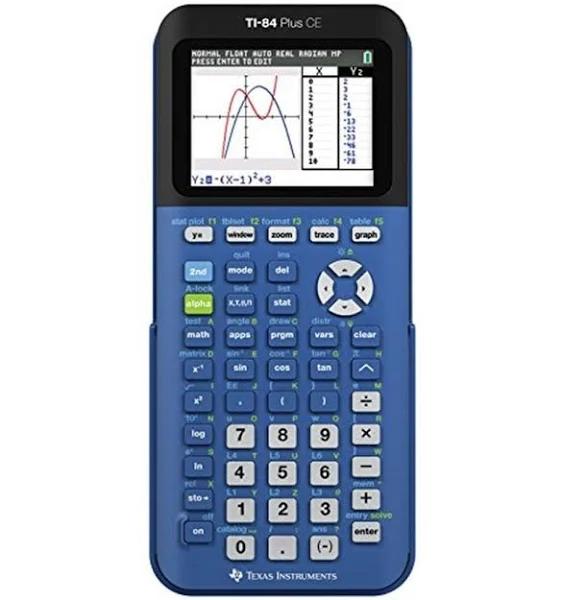 Texas Instruments TI-84 Plus CE Blueberry Graphing Calculator