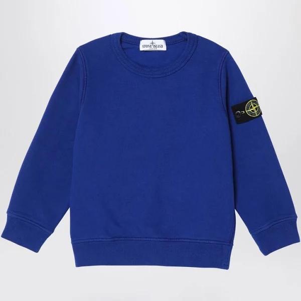 Stone Island | Bright Blue Cotton Sweatshirt