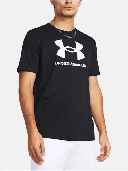 Under Armour Mens Sportstyle Logo Tee Black 4XL