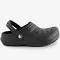 Crocs Kids Black Classic Lined Clogs