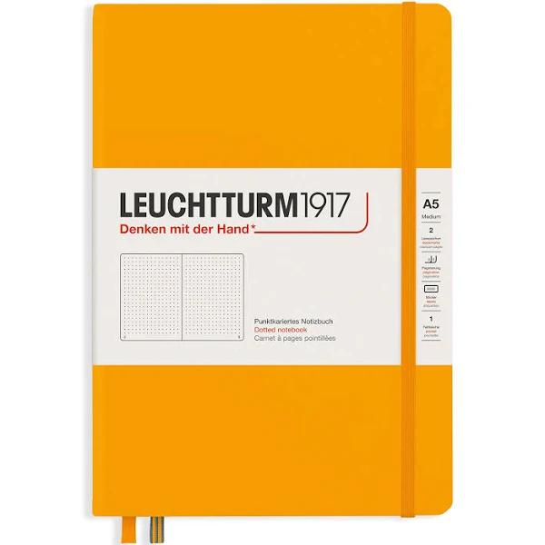 Leuchtturm1917 Medium Hardcover Notebook - Dotted - Rising Sun - A5