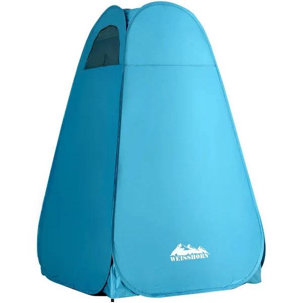 Weisshorn Blue Pop-up Outdoor Shower Camping Tent