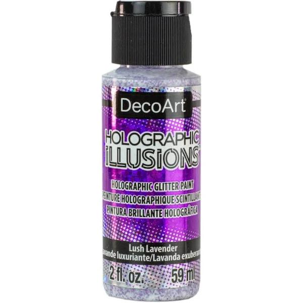 DecoArt Holographic Illusions Paint 2oz - Lush Lavender