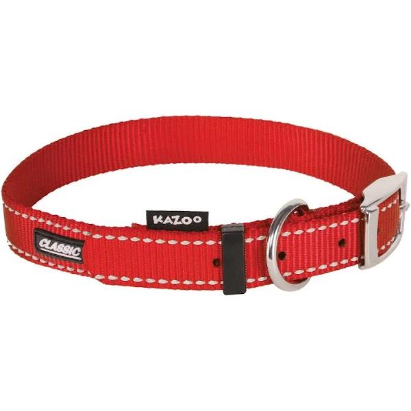 Kazoo Classic Nylon Collar Red Large