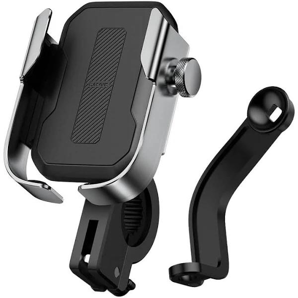 Baseus Armor Phone Holder For motorcycle/bicycle/scooter (Silver)