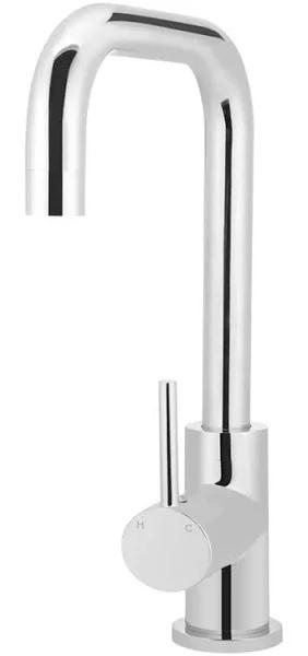 Meir Round Kitchen Mixer Tap Polished Chrome