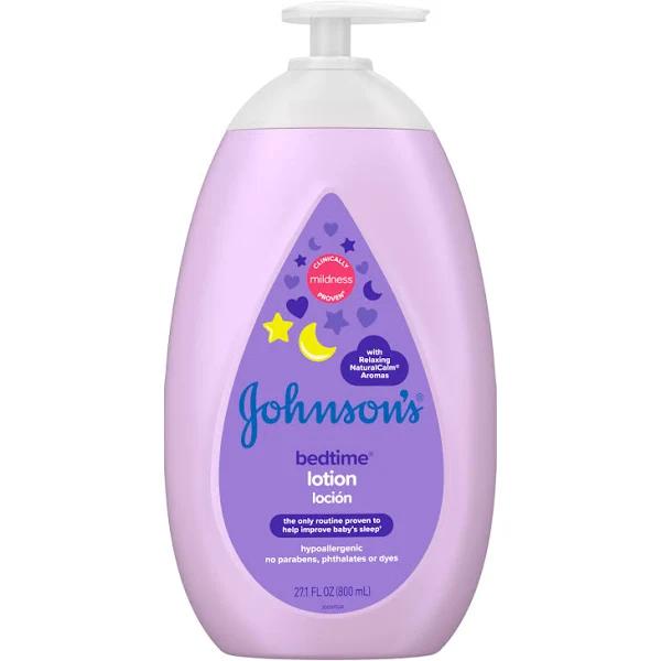 Johnson's Moisturizing Bedtime Baby Lotion with NaturalCalm Essences