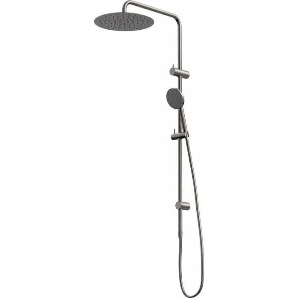 Caroma Urbane II Rail Shower With 300mm Overhead - Gunmetal