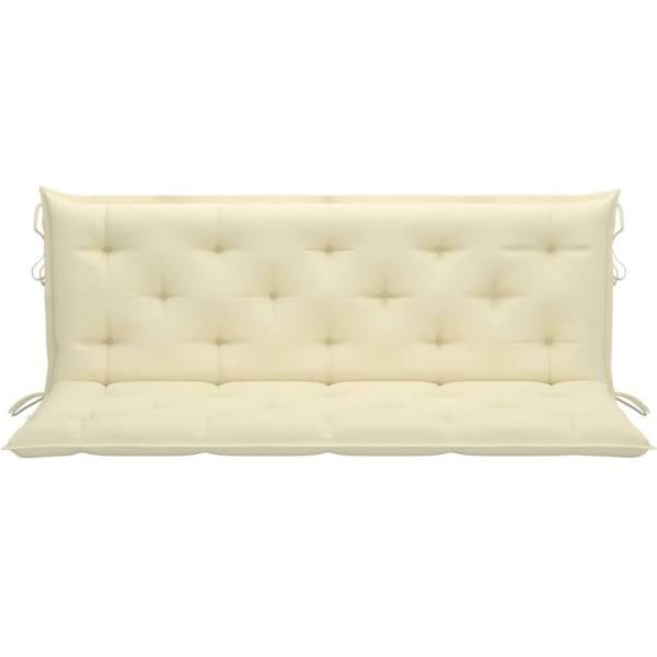 vidaXL - Cushion For Swing Chair Fabric - Cream White -150 cm