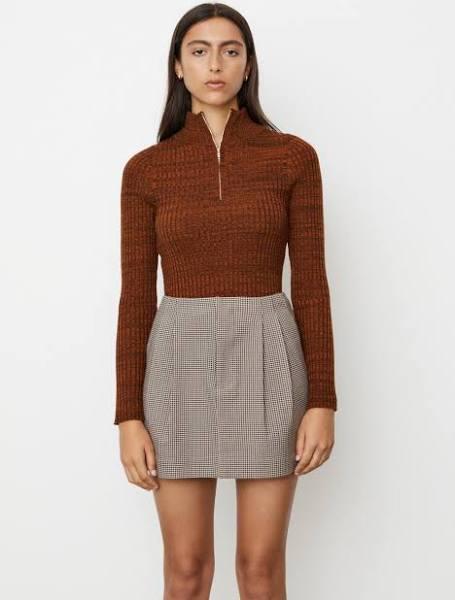 Incu | Ava Rib Knit Skivvy Rust Mix / XS