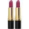 Revlon 2 x Super Lustrous Lipstick 4.2g - 657 | Fuchsia | Fusion