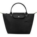 Longchamp Small Le Pliage Recycled Canvas Top Handle Bag Carrot