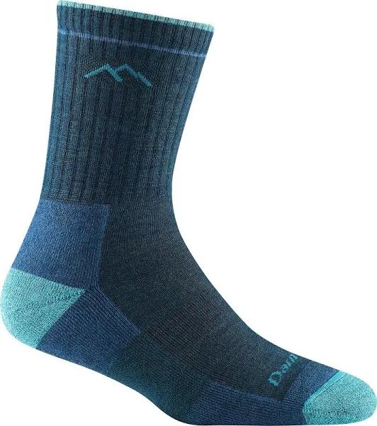 Darn Tough Hiker Micro Crew Cushion Sock - Women's Dark Teal, S