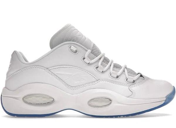 Reebok Question Low 'White Clear' Mens Sneakers - Size 13.0