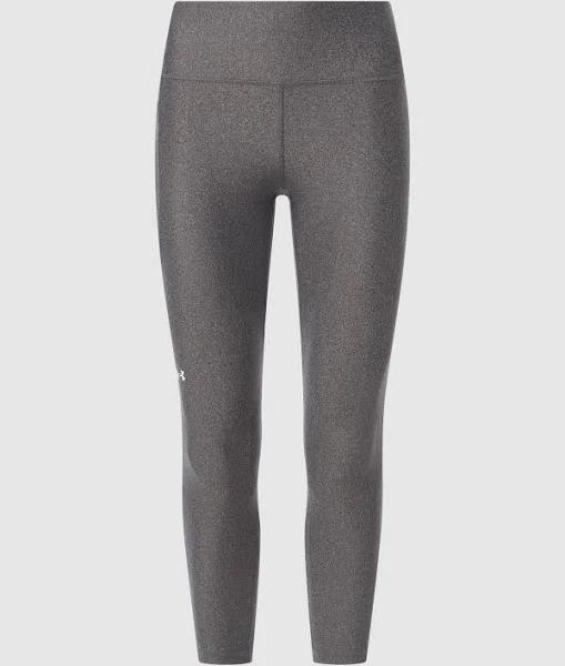 Under Armour - Women's HeatGear Armour Hi Ankle Tights - Charcoal Light Heather/White - XS