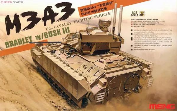 Meng 1/35 US Cavalry Fighting Vehicle M3A3 Bradley w/ Busk III