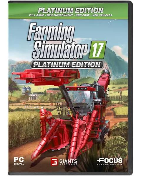 Maximum Games Farming Simulator 17 Platinum Edition PC DVD Game