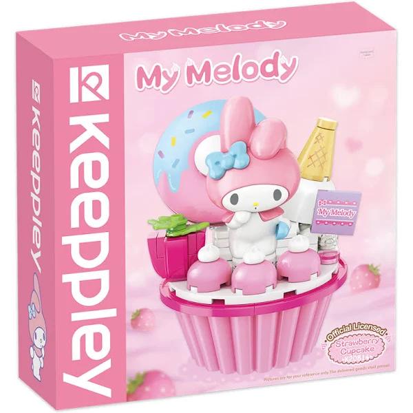 Keeppley Sanrio My Melody Cupcake Building Blocks Toy Set