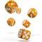 Oakie DOAKIE Dice D6 16 mm GemiDice - Sunstone (12)