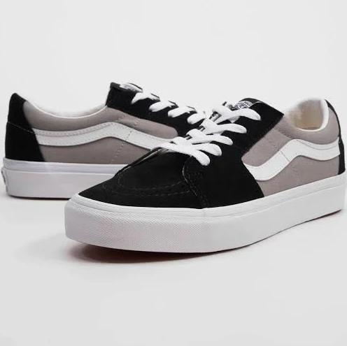 Vans Sk8-Low Black & Grey Size 5 Unisex | AfterPay Available