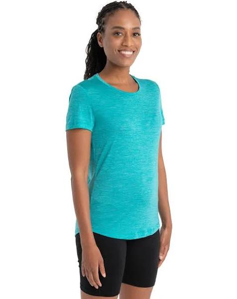 Icebreaker Sphere II SS Tee (Women's) Flux Green Heather / XS