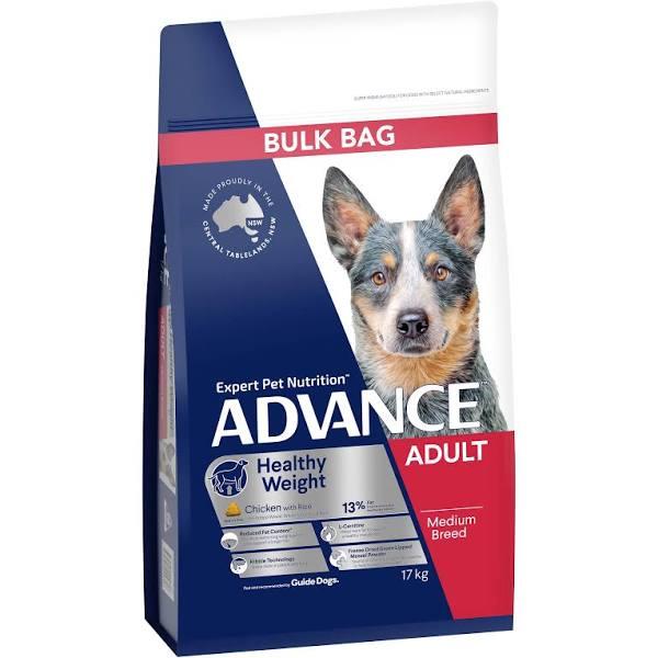 Advance Healthy Weight Medium Adult Dry Dog Food Chicken 17kg