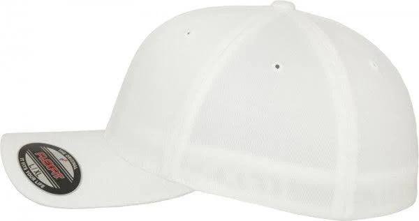 Flexfit Wooly Combed Stretchable Cap - White