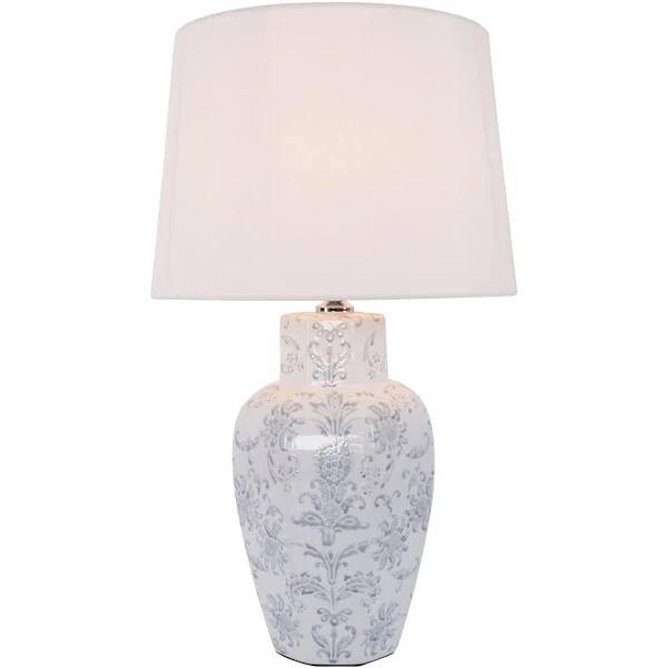 Bush Flower Ceramic Jar Table Lamp 59cm | Floral | Lighting | Early Settler Furniture