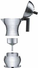 Alessi Pulcina Espresso 3 Cup Coffee Maker - Black