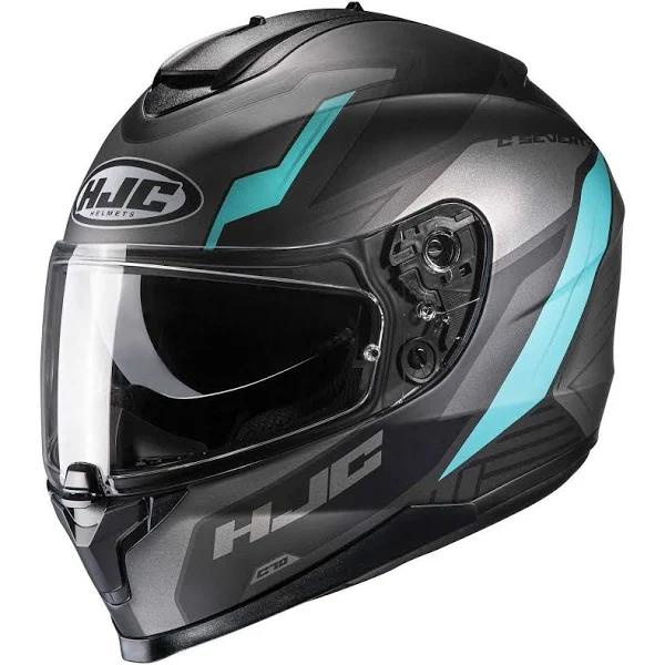 HJC C70 Silon Helmet Black Teal