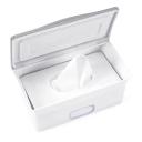 Ubbi Set of 2 Baby Wipes Dispensers with Weighted Plates and Secure Seals, Nursery and Baby Registry Essential To Keep Wipes Fresh and Changing