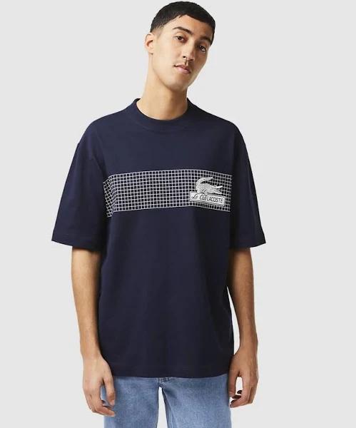 Lacoste - Neo Heritage Le Club T-Shirt in Navy