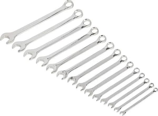 GearWrench 6 Point Combination Metric Wrench 14-Pieces Set, 81925