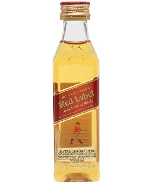 Johnnie Walker Red Label Blended Scotch Whisky Miniature 50ml