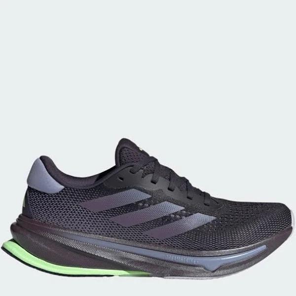 Adidas Supernova Rise Shoes Aurora Black / Shadow Violet / Green Spark 6 - Women Running Trainers