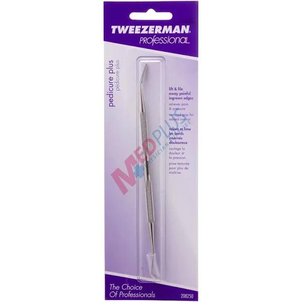 Tweezerman - Professional Pedicure Plus (Stainless Steel Nail Cleanser & Ingrown Toenail File)