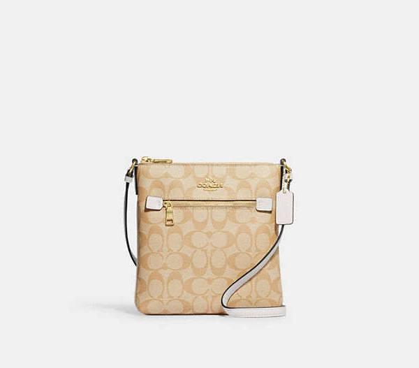 Coach Mini Rowan File Bag in Signature Canvas