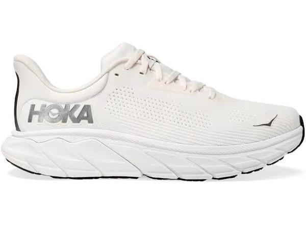 Mens Hoka Arahi 7, Blanc De Blanc / Steel Wool / 8.5