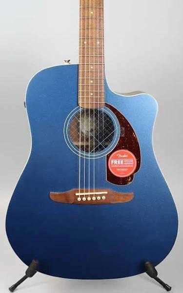 Fender Redondo Player Walnut Fingerboard Tortoiseshell Pickguard (Lake Placid Blue)