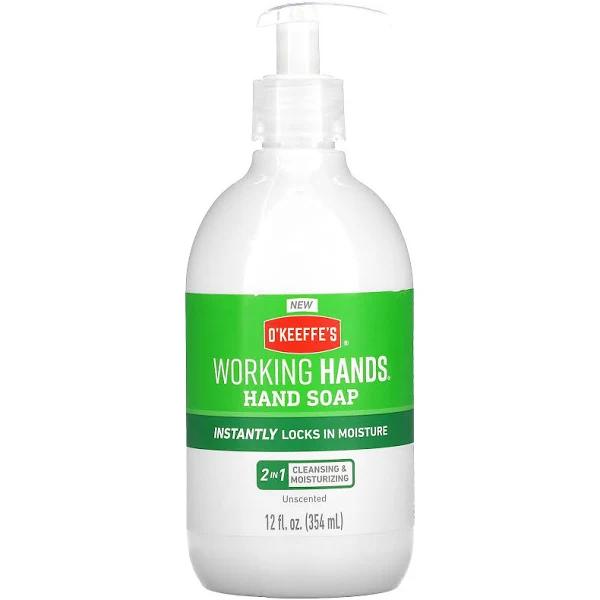 O'Keeffe's Working Hands Hand Soap Unscented 12 fl oz (354 ml)