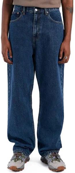 Dr. Denim Jeans 'Omar' Male Blue Plain colored Size 33